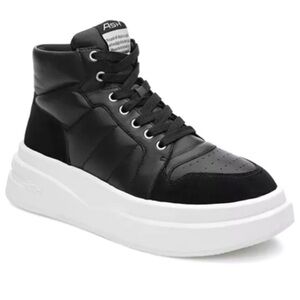 NWT- ASH ‘Imagine’ Lace Up Sneaker Boot w/Quilted Collar
